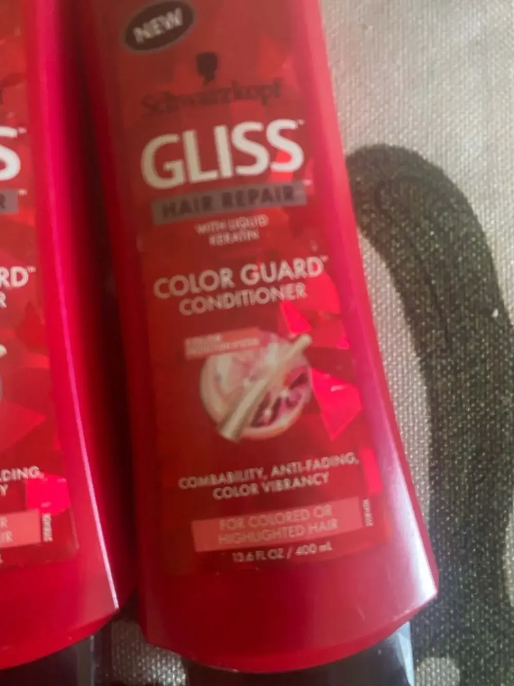 Schwarzkopf Gliss Hair Repair Liquid Keratin Color Guard Shampoo Conditioner Set